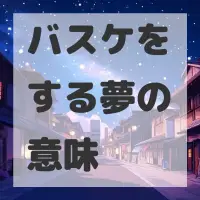バスケをする夢のサムネイル画像
