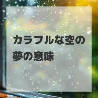 カラフルな空の夢のサムネイル画像