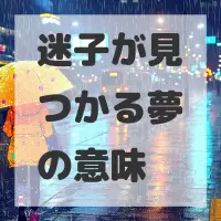 迷子が見つかる夢のサムネイル画像