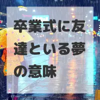 卒業式に友達といる夢のサムネイル画像