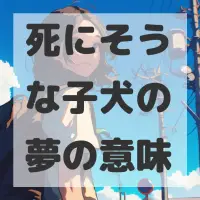 死にそうな子犬の夢のサムネイル画像