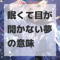 眠くて目が開かない夢のサムネイル画像