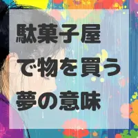 駄菓子屋で物を買う夢のサムネイル画像