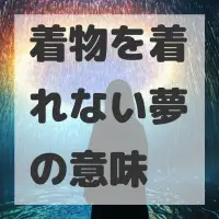 着物を着れない夢のサムネイル画像