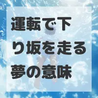 運転で下り坂を走る夢のサムネイル画像