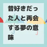 昔好きだった人と再会する夢のサムネイル画像