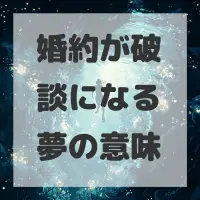 婚約が破談になる夢のサムネイル画像