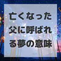 亡くなった父に呼ばれる夢のサムネイル画像