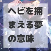 ヘビを捕まえる夢のサムネイル画像