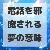 電話を邪魔される夢のサムネイル画像