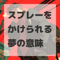 スプレーをかけられる夢のサムネイル画像