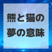 熊と猫の夢のサムネイル画像