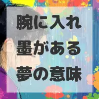 腕に入れ墨がある夢のサムネイル画像