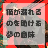 猫が溺れるのを助ける夢のサムネイル画像