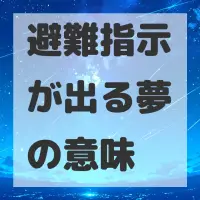 避難指示が出る夢のサムネイル画像