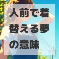 人前で着替える夢のサムネイル画像