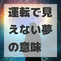 運転で見えない夢のサムネイル画像