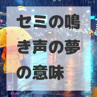 セミの鳴き声の夢のサムネイル画像