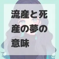 流産と死産の夢のサムネイル画像