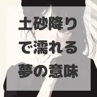 土砂降りで濡れる夢のサムネイル画像