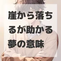 崖から落ちるが助かる夢のサムネイル画像