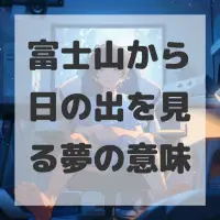 富士山から日の出を見る夢のサムネイル画像
