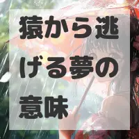 猿から逃げる夢のサムネイル画像