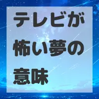 テレビが怖い夢のサムネイル画像