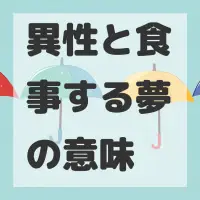 異性と食事する夢のサムネイル画像
