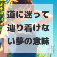道に迷って辿り着けない夢のサムネイル画像