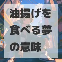 油揚げを食べる夢のサムネイル画像