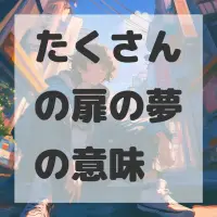 たくさんの扉の夢のサムネイル画像