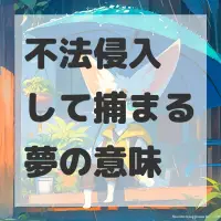 不法侵入して捕まる夢のサムネイル画像