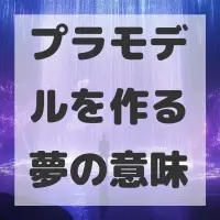 プラモデルを作る夢のサムネイル画像