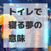 トイレで寝る夢のサムネイル画像