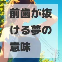 前歯が抜ける夢のサムネイル画像