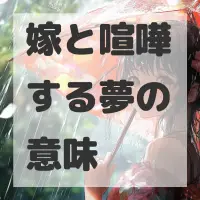 嫁と喧嘩する夢のサムネイル画像