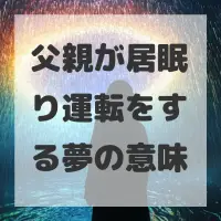 父親が居眠り運転をする夢のサムネイル画像