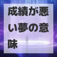 成績が悪い夢のサムネイル画像