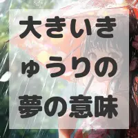 大きいきゅうりの夢のサムネイル画像