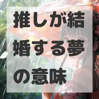 推しが結婚する夢のサムネイル画像
