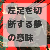 左足を切断する夢のサムネイル画像