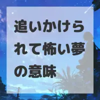 追いかけられて怖い夢のサムネイル画像
