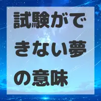 試験ができない夢のサムネイル画像