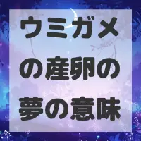 ウミガメの産卵の夢のサムネイル画像
