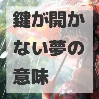 鍵が開かない夢のサムネイル画像
