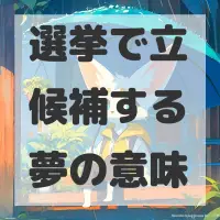 選挙で立候補する夢のサムネイル画像