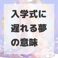 入学式に遅れる夢のサムネイル画像