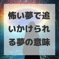 怖い夢で追いかけられる夢のサムネイル画像