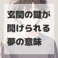 玄関の鍵が開けられる夢のサムネイル画像